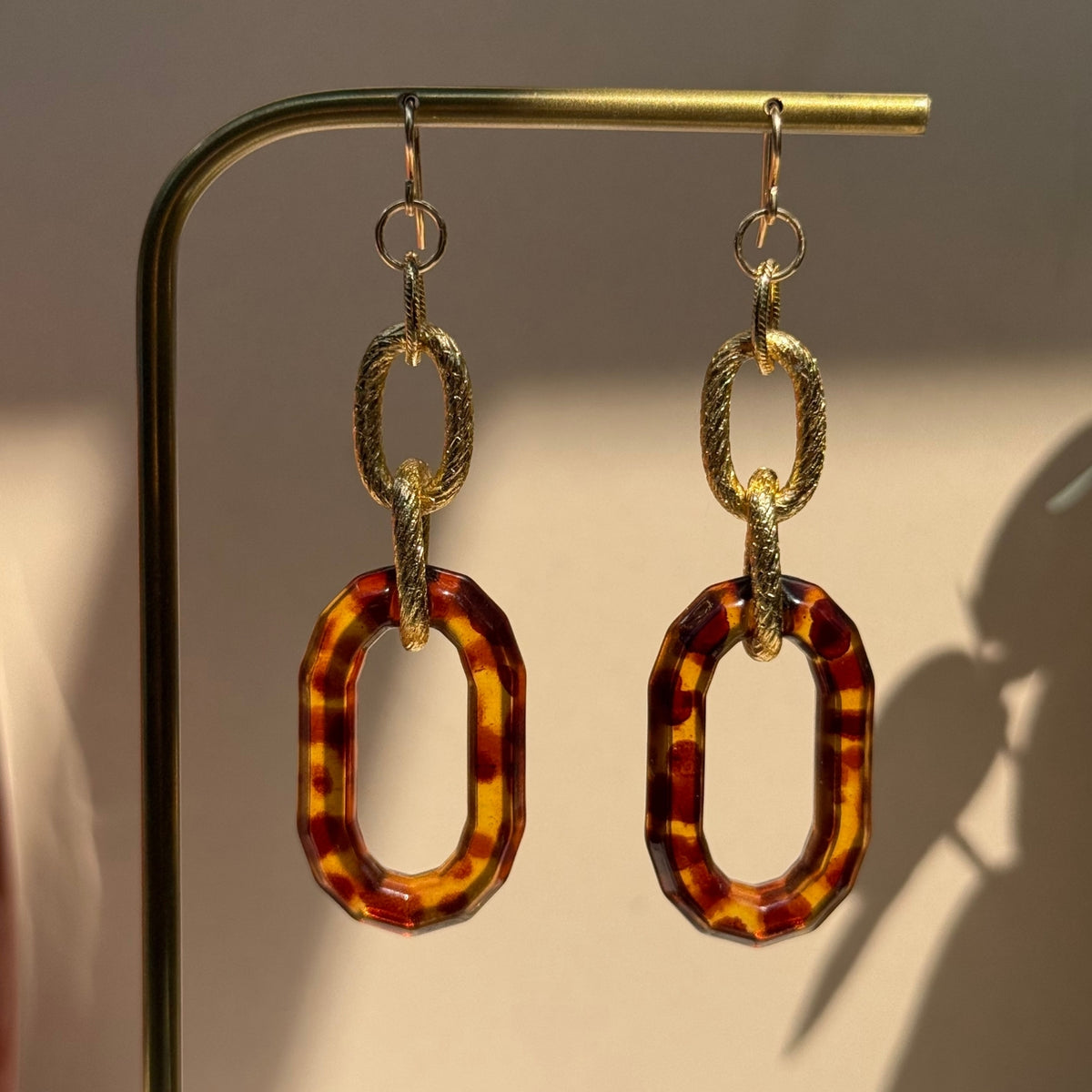 Amber Frame Earrings