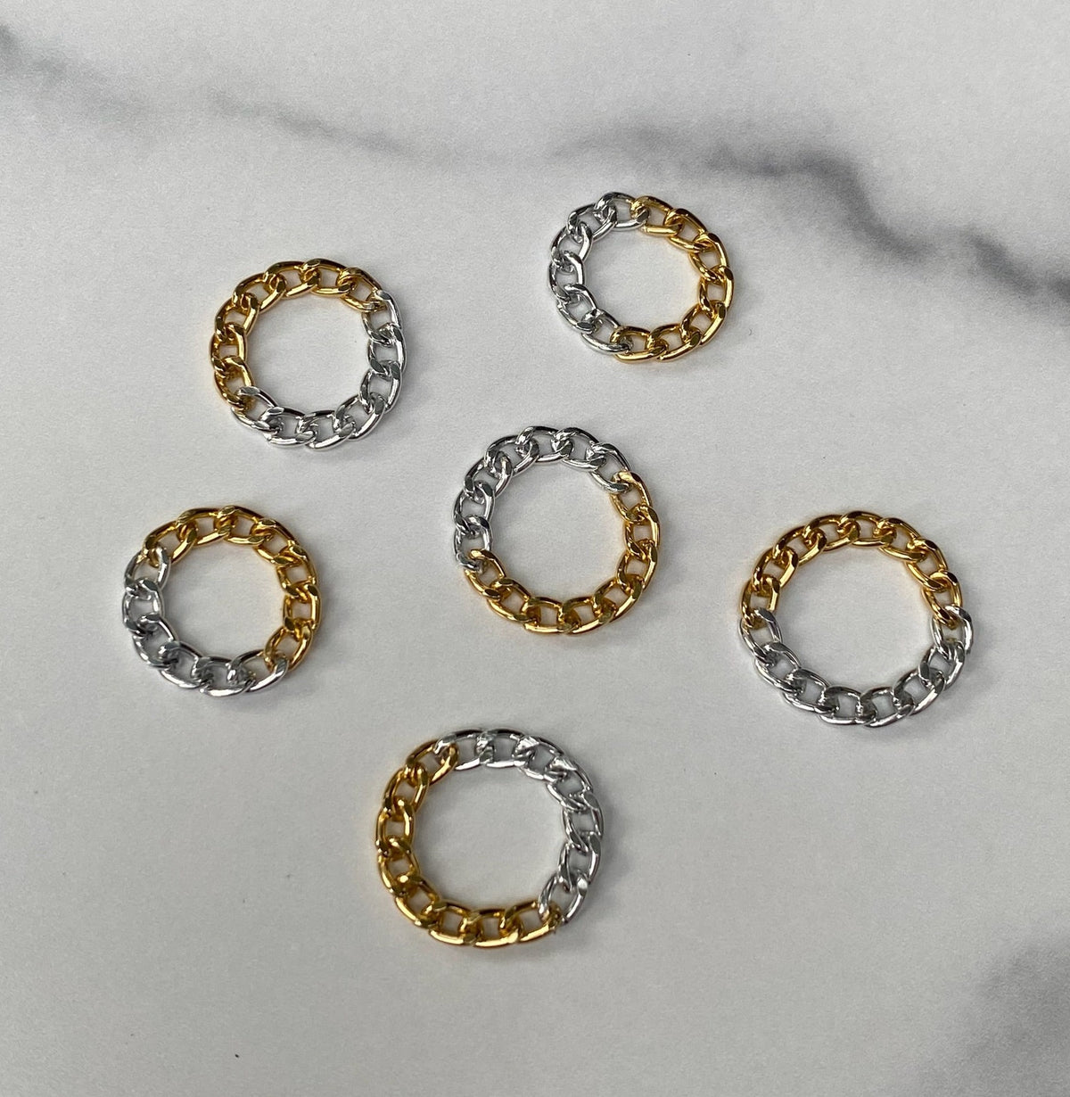 Mini Luxe Ring - Mixed Metal