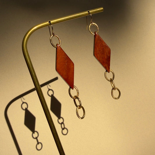 Woodline Earrings