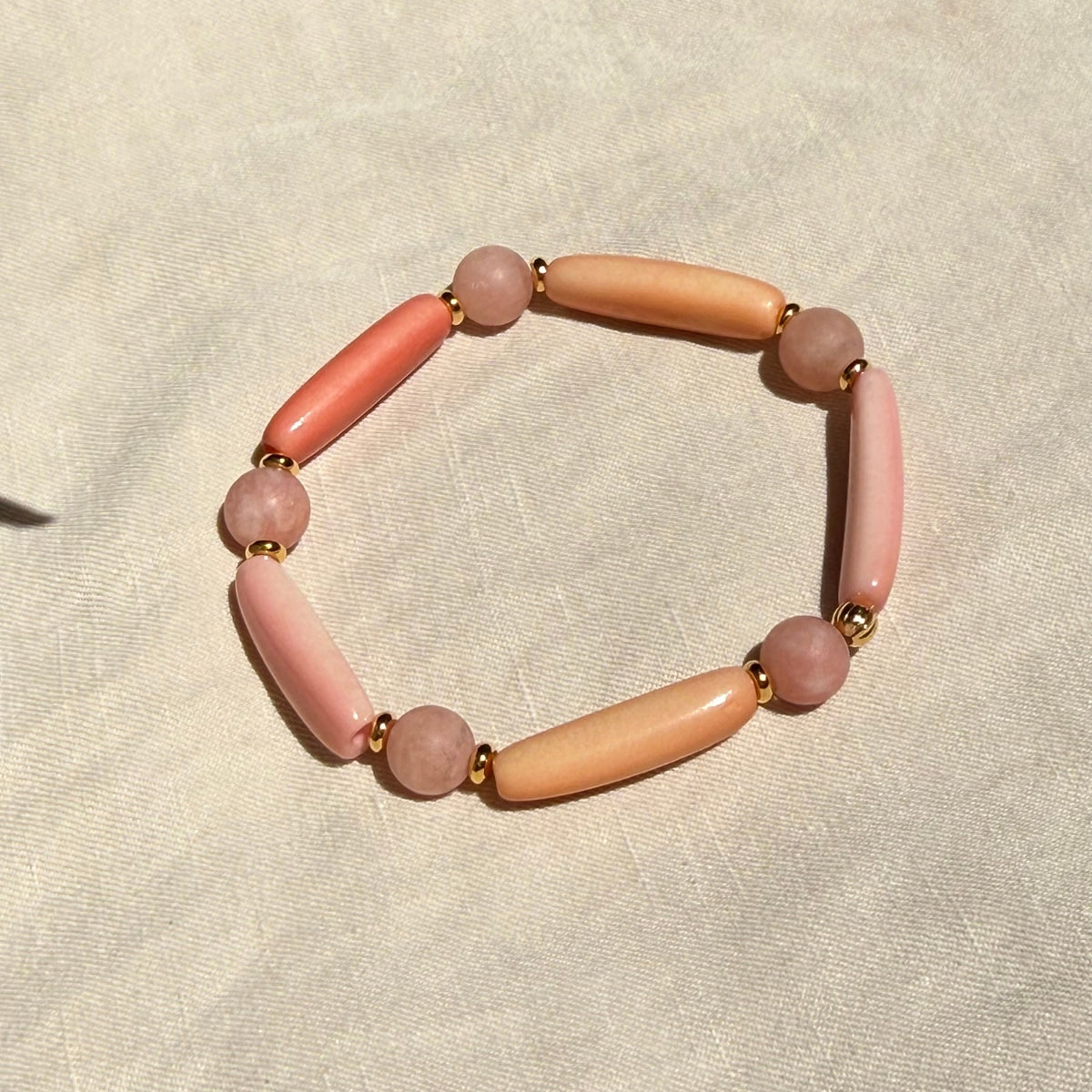 Coral Stone Bracelet