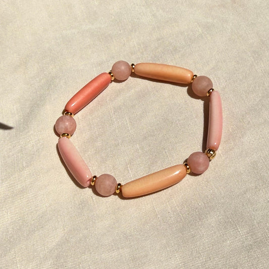 Coral Stone Bracelet