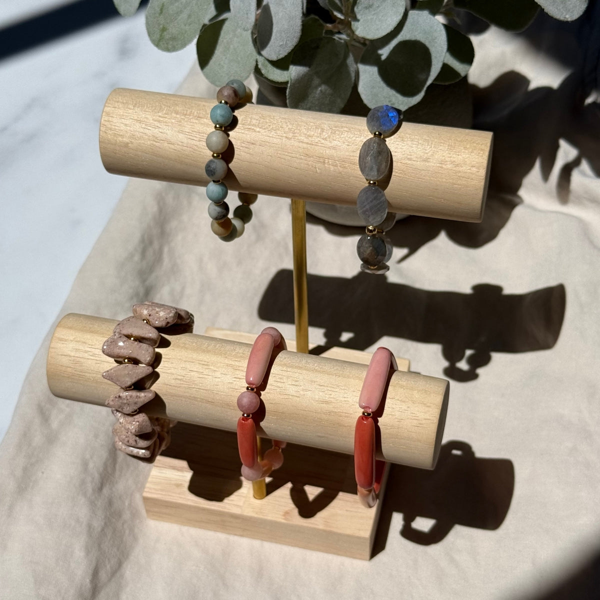 Coral Stone Bracelet