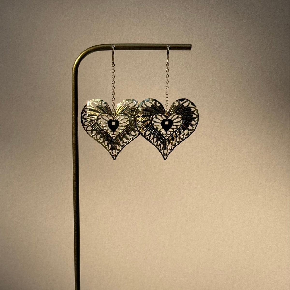Heartline Earrings
