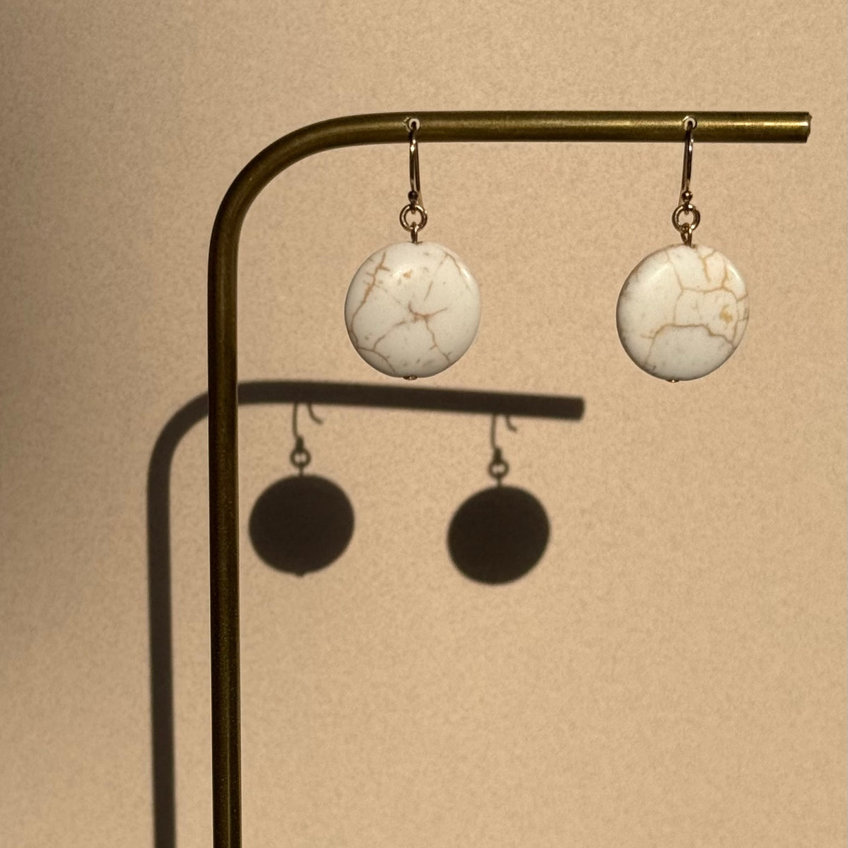 Stone Vein Earrings