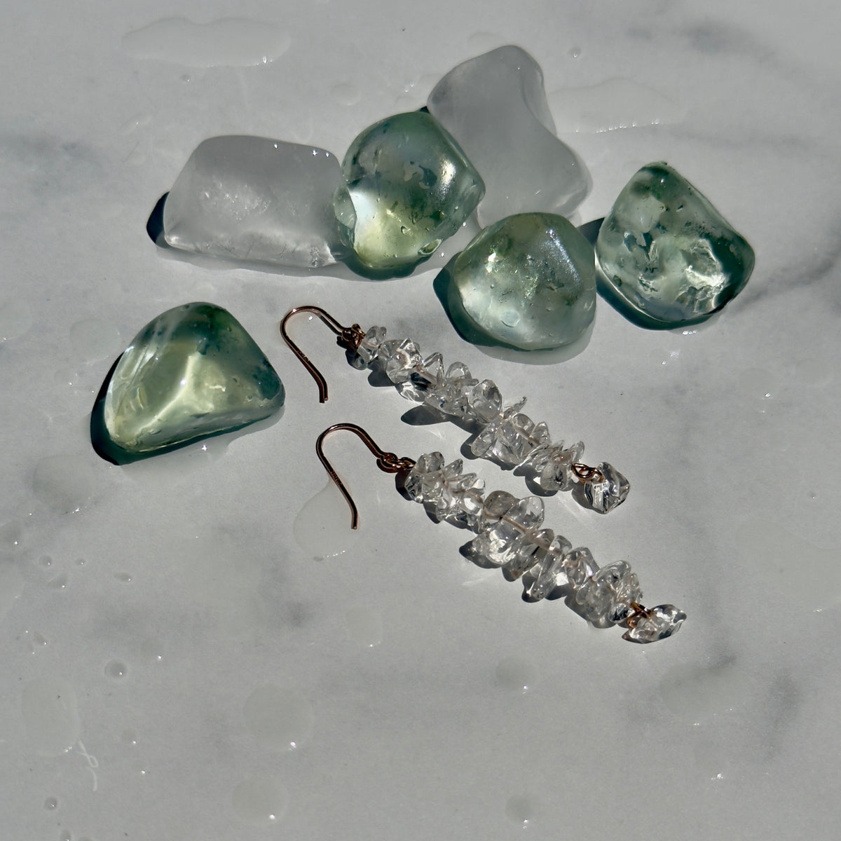Lucent Quartz Earrings