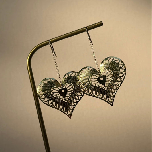 Heartline Earrings