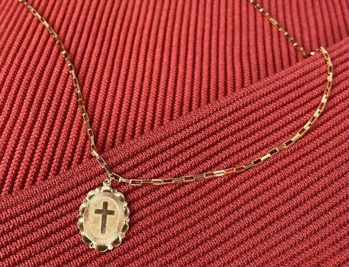 Lumen Cross Necklace