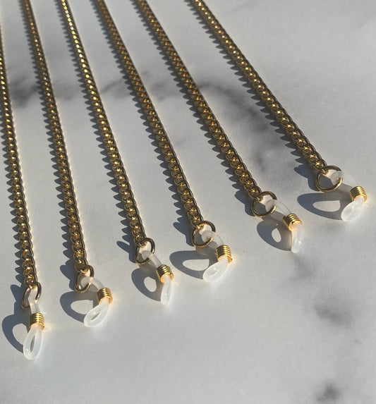 Mini Luxe Sunglass Chain - Gold