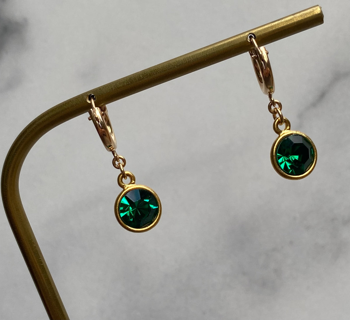 Flash Of Light Huggie Earrings