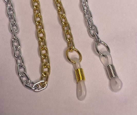 Oval Sunglass Chain - Mixed Metal
