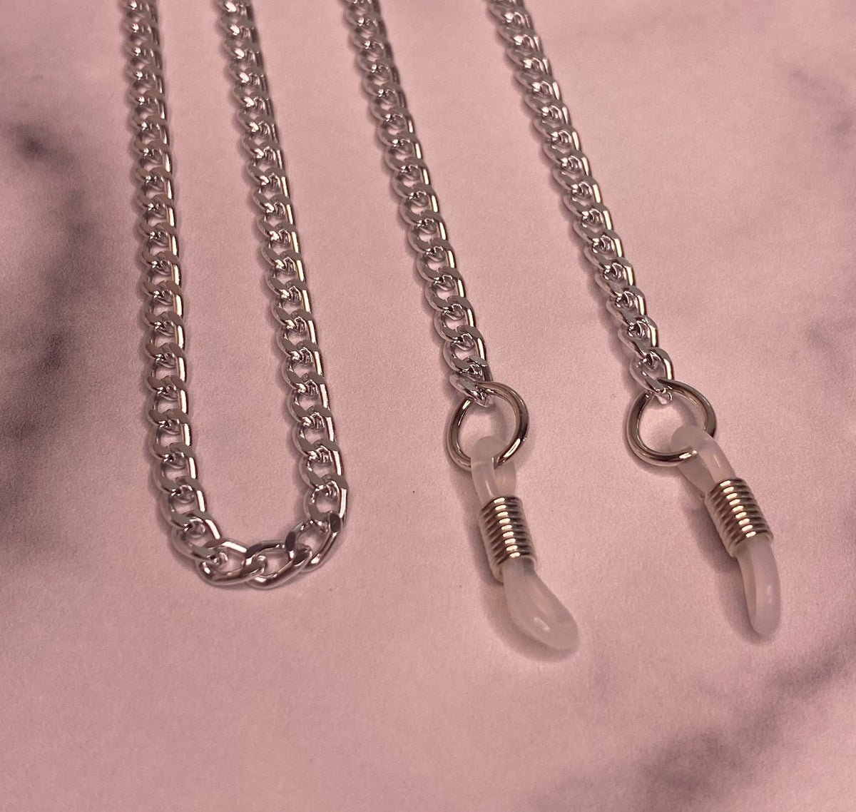 Mini Luxe Sunglass Chain - Silver