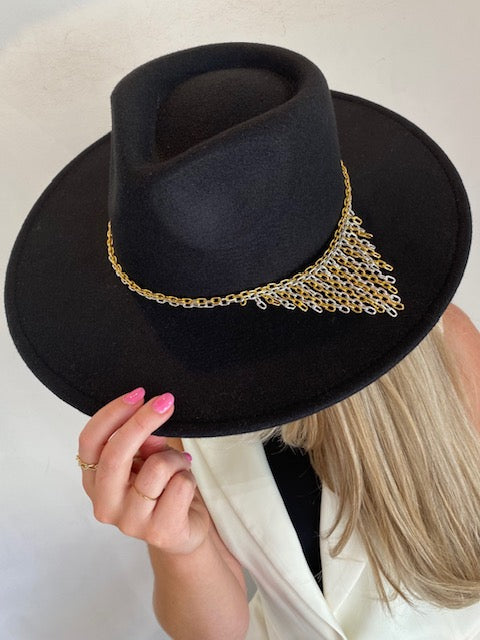 Mixed Fringe Hat Chain